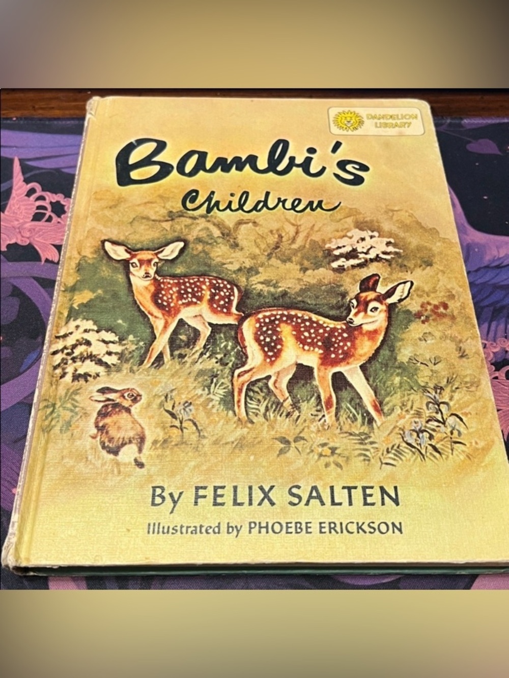 Vintage Bambi’s Children Flip Book 1939 Dandelion Library Felix Salten